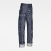 Γυναικείο παντελόνι G-Star RAW E Tedie Ultra High Straight Jeans | Original 7