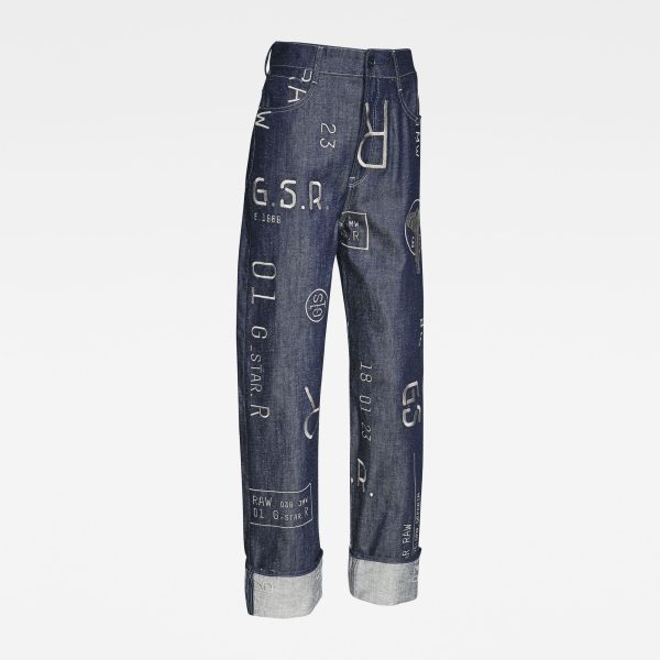 Γυναικείο παντελόνι G-Star RAW E Tedie Ultra High Straight Jeans | Original