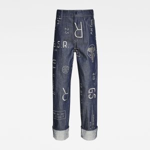 Ανδρικό παντελόνι G-Star E Tedie Ultra High Straight Jeans Αυθεντικό