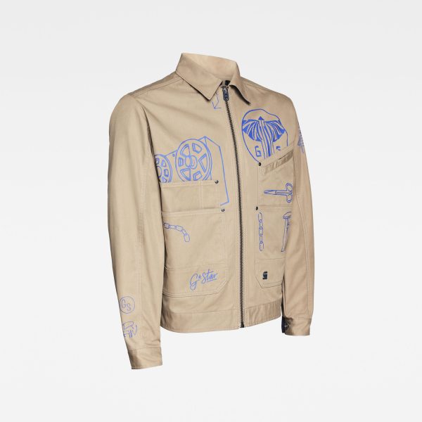 Ανδρικό G-Star RAW E Trucker Jacket | Original