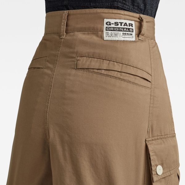 g-star-raw-high-skort-green-front-flat Γυναικείο σορτς G-Star RAW High Skort | Αυθεντικό