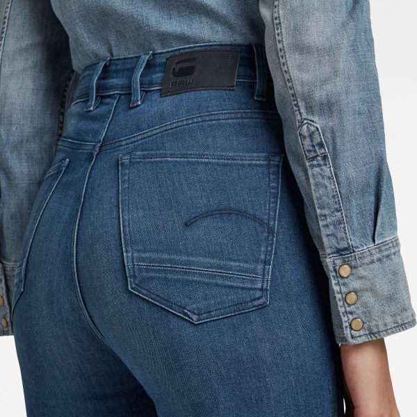 Γυναικείο παντελόνι G-Star RAW Kafey Ultra High Skinny Jeans | Original