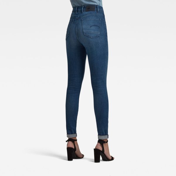 Γυναικείο παντελόνι G-Star RAW Kafey Ultra High Skinny Jeans | Original