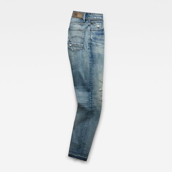 Γυναικείο παντελόνι G-Star RAW Kafey Ultra High Skinny Ripped Edge Ankle Jeans | Αυθεντικό