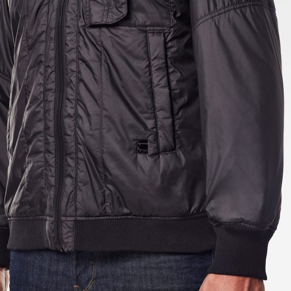 g-star-raw-liner-jacket-black-detail-shot Ανδρικό G-Star RAW Liner Jacket | Αυθεντικό