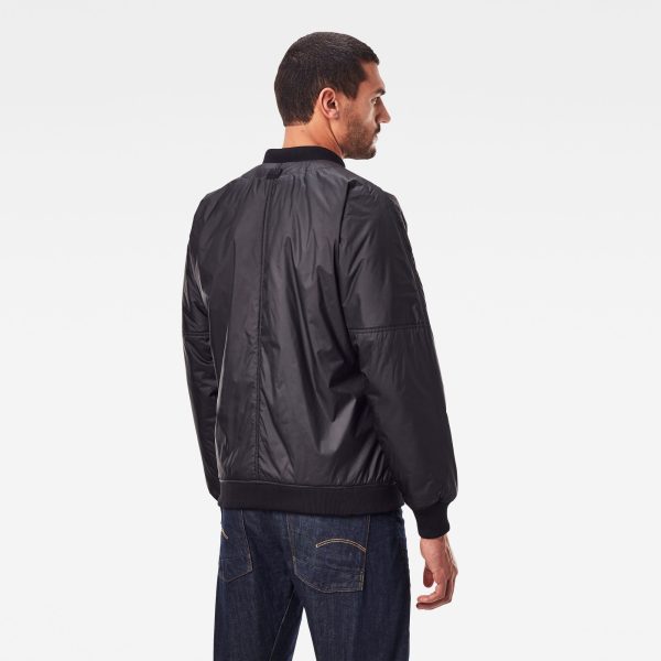 g-star-raw-liner-jacket-black-model-back Ανδρικό G-Star RAW Liner Jacket | Αυθεντικό