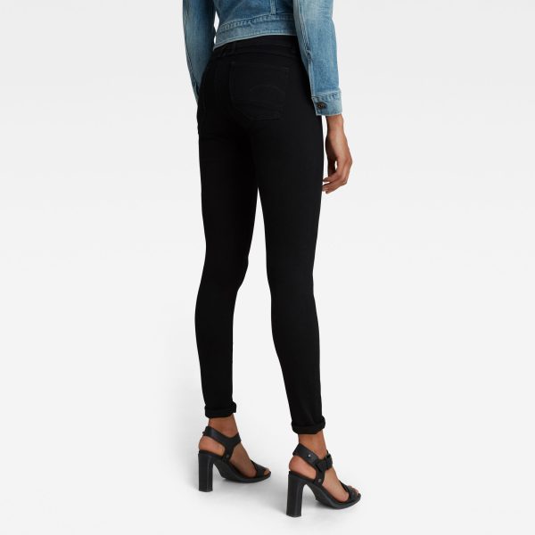 Γυναικείο παντελόνι G-Star RAW Lynn D-Mid Waist Super Skinny Jeans | Original