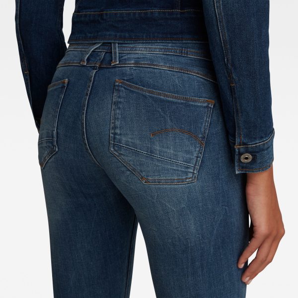 Γυναικείο παντελόνι G-Star RAW Lynn D-Mid Waist Super Skinny Jeans | Original
