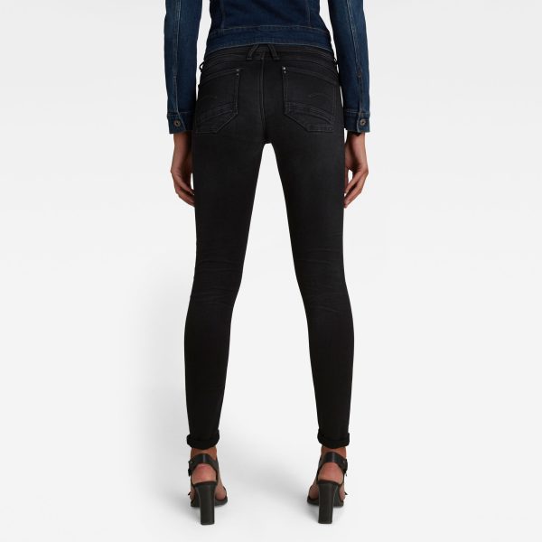 Γυναικείο παντελόνι G-Star RAW Lynn Mid Super Skinny Jeans | Αυθεντικό