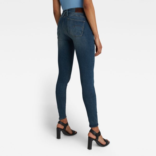 Γυναικείο παντελόνι G-Star RAW Lynn Mid Super Skinny Jeans | Original
