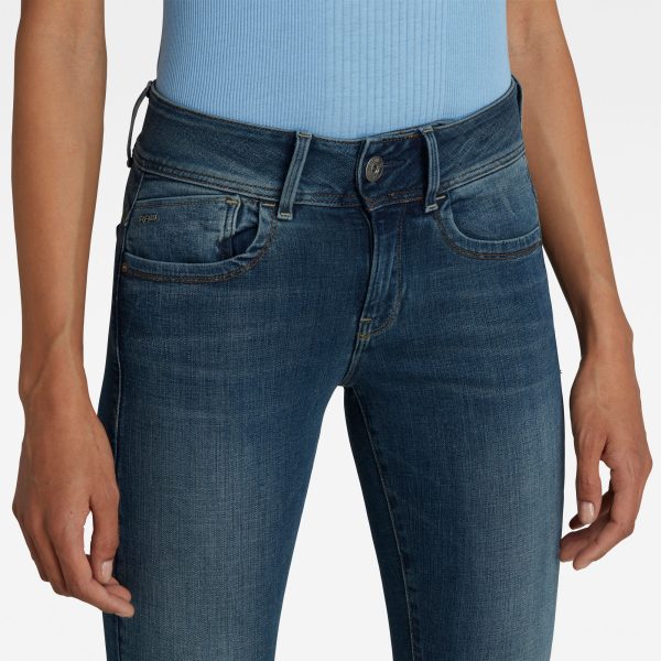 Γυναικείο παντελόνι G-Star RAW Lynn Mid Super Skinny Jeans | Original