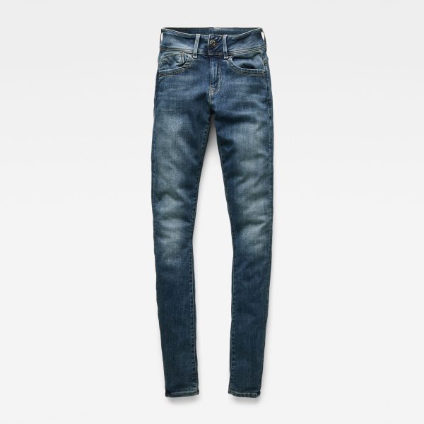 Γυναικείο παντελόνι G-Star RAW Lynn Mid Super Skinny Jeans | Original