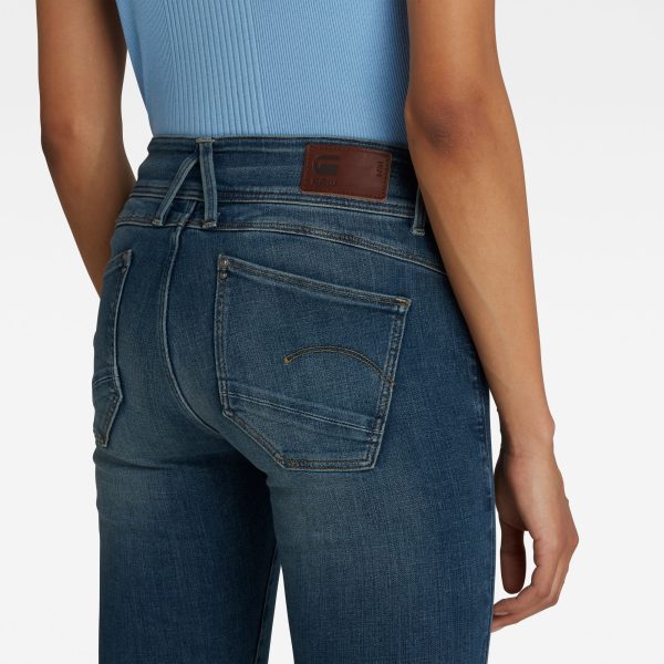 Γυναικείο παντελόνι G-Star RAW Lynn Mid Super Skinny Jeans | Original