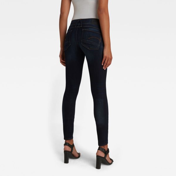 Γυναικείο παντελόνι G-Star RAW Lynn Mid Waist Skinny Jeans | Original