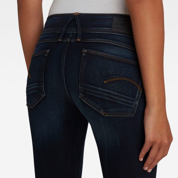 Γυναικείο παντελόνι G-Star RAW Lynn Mid Waist Skinny Jeans | Original
