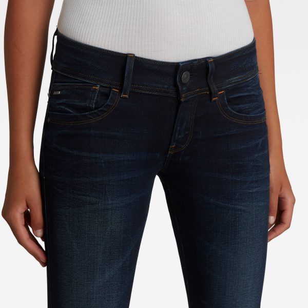 Γυναικείο παντελόνι G-Star RAW Lynn Mid Waist Skinny Jeans | Original