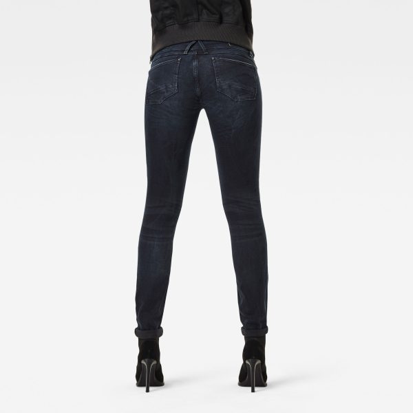 Γυναικείο παντελόνι G-Star RAW Lynn Mid Waist Skinny Jeans | Αυθεντικό