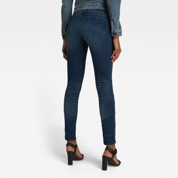 Γυναικείο παντελόνι G-Star RAW Lynn Mid Waist Skinny Jeans | Original
