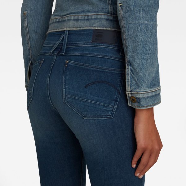 Γυναικείο παντελόνι G-Star RAW Lynn Mid Waist Skinny Jeans | Original