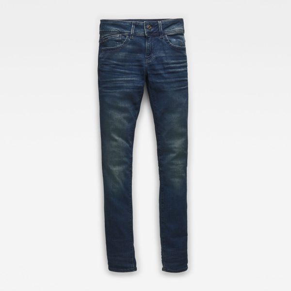 Γυναικείο παντελόνι G-Star RAW Lynn Mid Waist Skinny Jeans | Original
