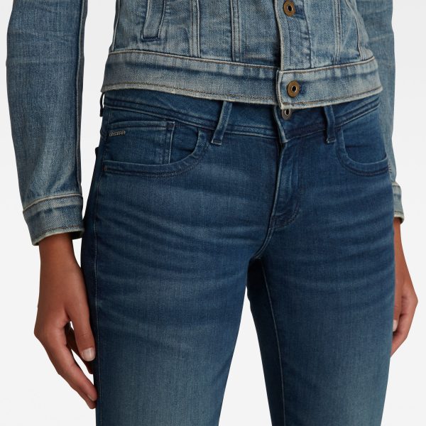 Γυναικείο παντελόνι G-Star RAW Lynn Mid Waist Skinny Jeans | Original