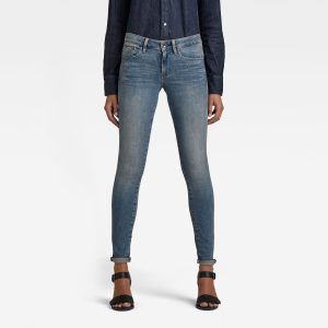 Ανδρικό παντελόνι G-Star Midge Zip Mid Skinny Jeans Αυθεντικό