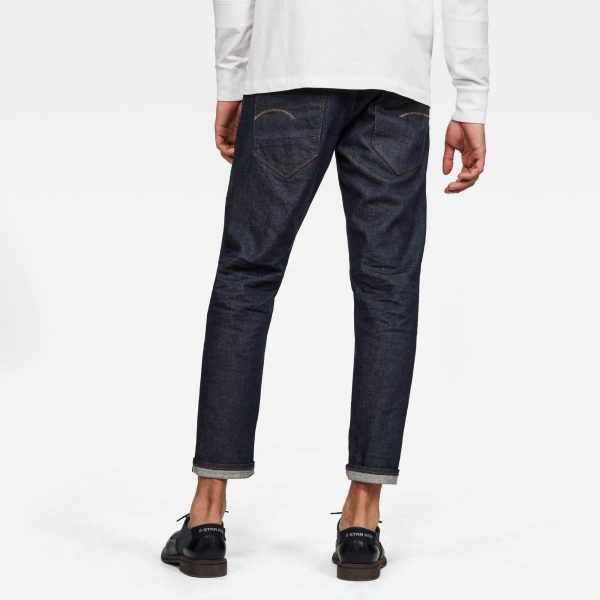 g-star-raw-morry-3d-relaxed-tapered-jeans-dark-blue Ανδρικό παντελόνι G-Star RAW Morry 3D Relaxed Tapered Jeans | Αυθεντικό