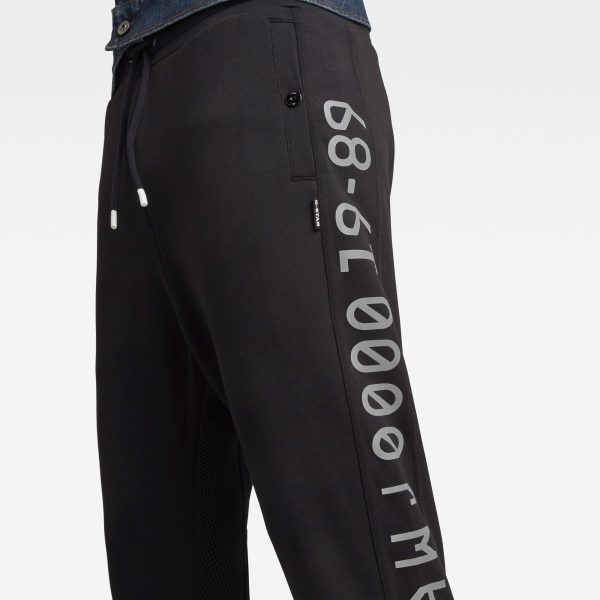 Ανδρικό παντελόνι G-Star RAW Moto Mixed Mesh Sweatpants | Αυθεντικό