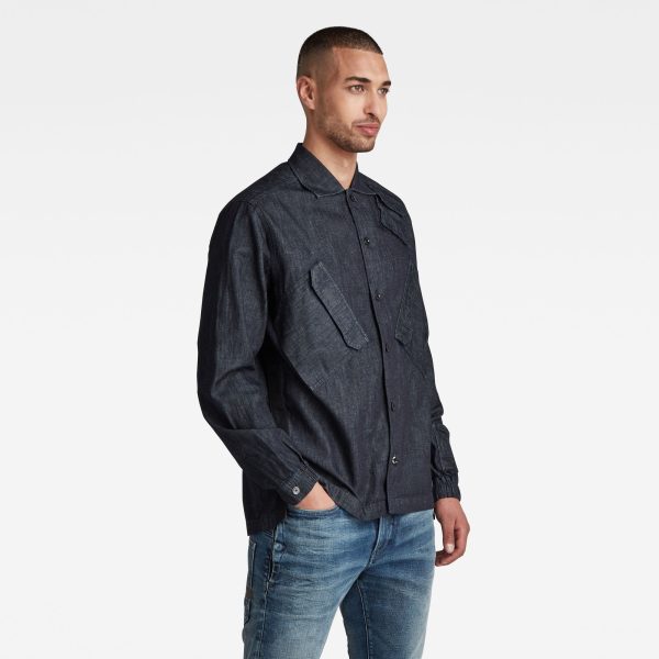 Ανδρικό Πουκάμισο G-Star RAW Multi Slant Pocket Denim Relaxed Shirt | Αυθεντικό