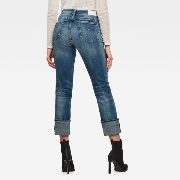 Γυναικείο παντελόνι G-Star RAW Noxer High Straight Jeans | Original