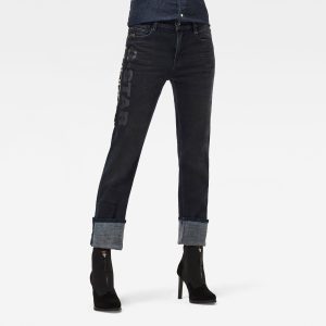Ανδρικό παντελόνι G-Star Noxer Straight Artwork Jeans Αυθεντικό
