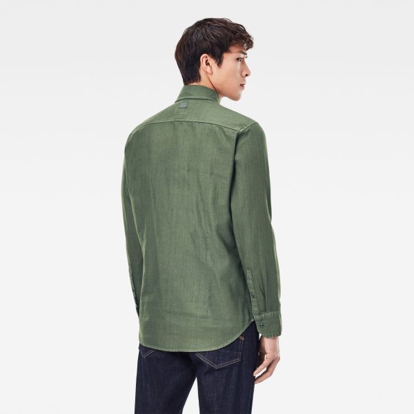 Ανδρικό Πουκάμισο G-Star RAW Panelled Pocket Slim Shirt | Αυθεντικό