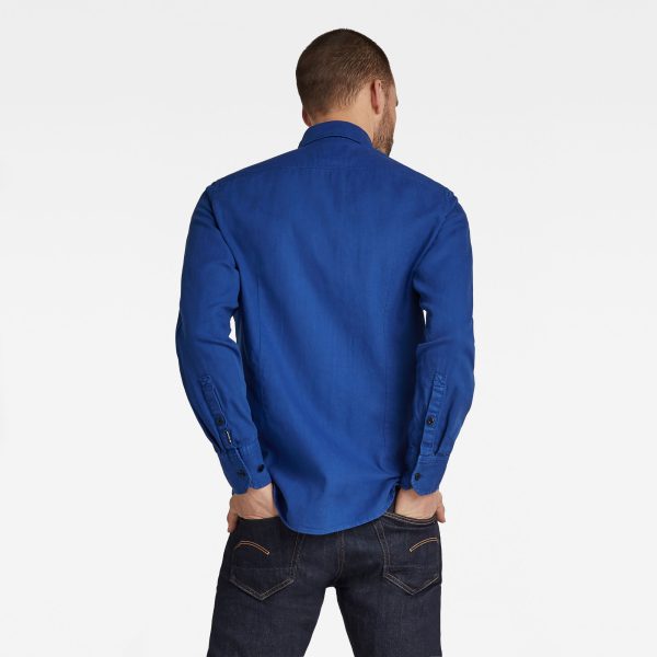Ανδρικό Πουκάμισο G-Star RAW Panelled Pocket Slim Shirt | Αυθεντικό