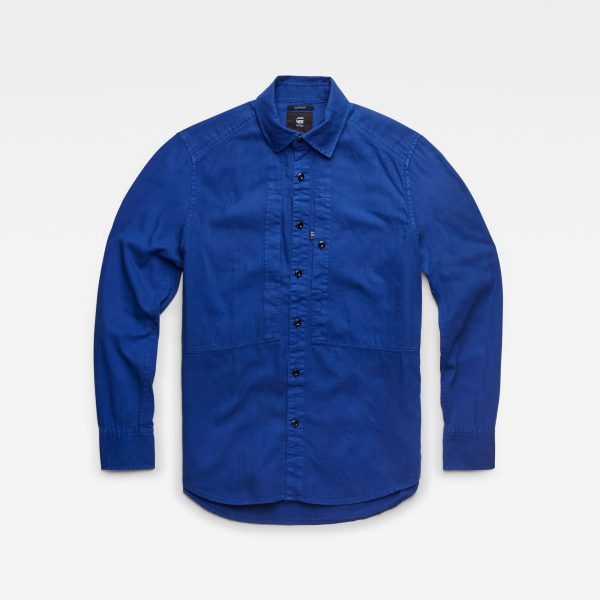 Ανδρικό Πουκάμισο G-Star RAW Panelled Pocket Slim Shirt | Αυθεντικό