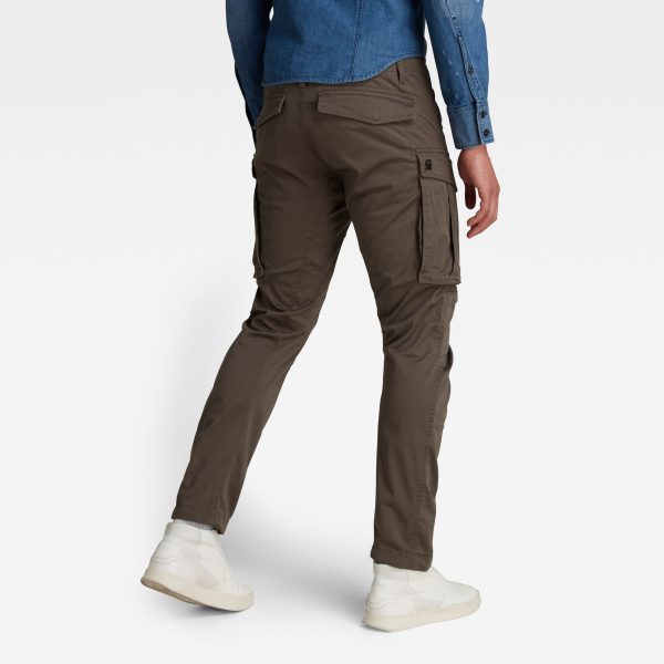 g-star-raw-rovic-zip-3d-straight-tapered-pant-grey-model-back Ανδρικό παντελόνι G-Star RAW Rovic Zip 3D Straight Tapered Pant | Original