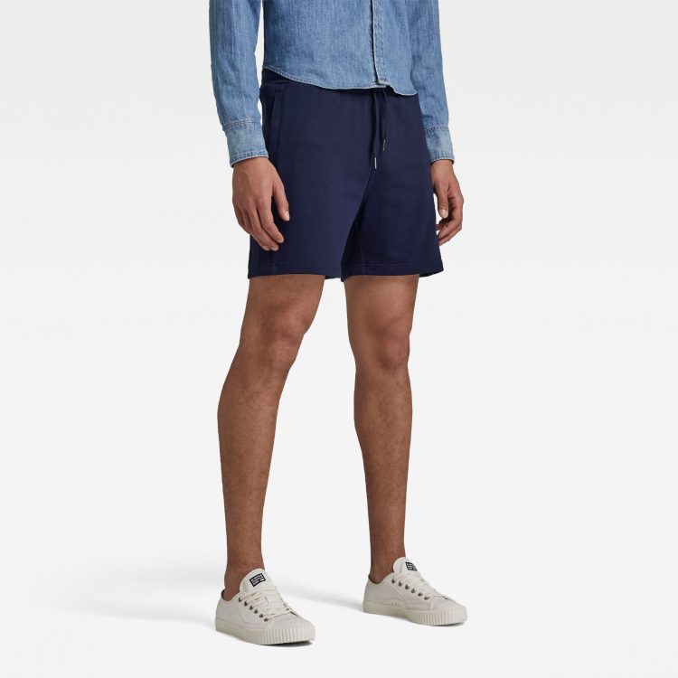 Ανδρικό παντελόνι G-Star Stitch Panel Sweat Shorts Αυθεντικό