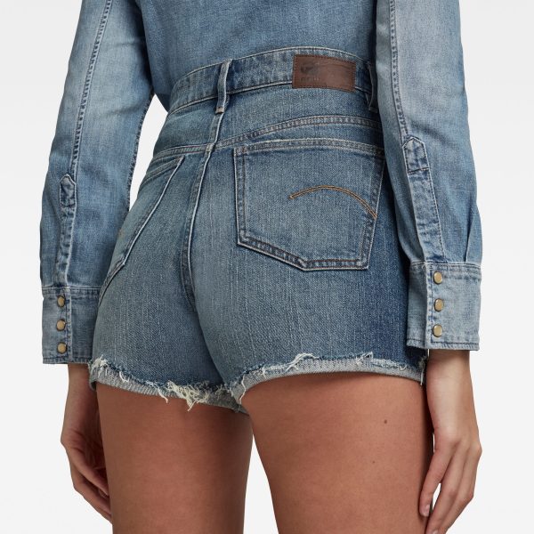Γυναικείο σορτς G-Star RAW Tedie Ripped Edge Ultra High Shorts | Αυθεντικό