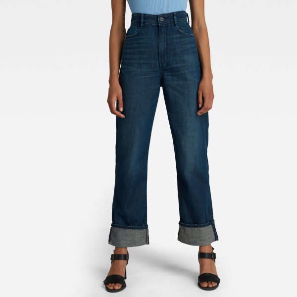 Ανδρικό παντελόνι G-Star Tedie Ultra High Straight Jeans Αυθεντικό