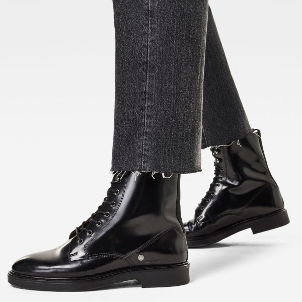 Γυναικείο παντελόνι G-Star RAW Tedie Ultra High Straight Raw Edge Ankle Jeans | Αυθεντικό