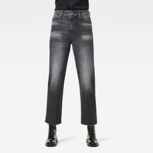 Ανδρικό παντελόνι G-Star Tedie Ultra High Straight Raw Edge Ankle Jeans Αυθεντικό