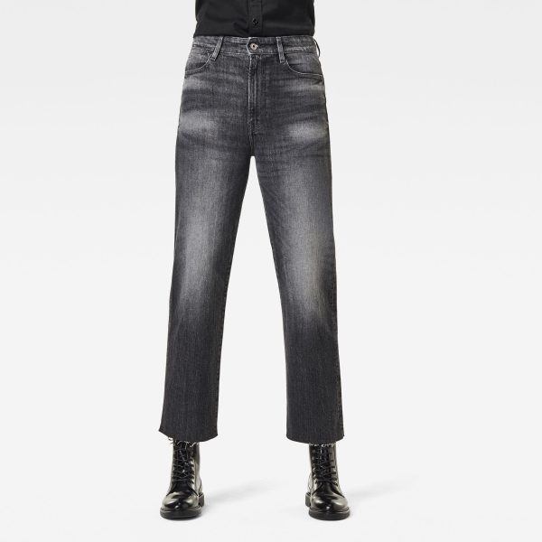 Ανδρικό παντελόνι G-Star Tedie Ultra High Straight Raw Edge Ankle Jeans Αυθεντικό