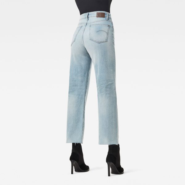 Γυναικείο παντελόνι G-Star RAW Tedie Ultra High Straight Raw Edge Ankle Jeans | Αυθεντικό