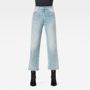 Ανδρικό παντελόνι G-Star Tedie Ultra High Straight Raw Edge Ankle Jeans Αυθεντικό