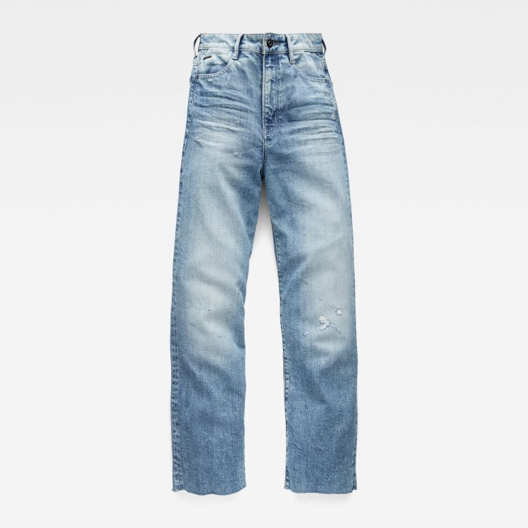 Γυναικείο παντελόνι G-Star RAW Tedie Ultra High Straight Ripped Edge Ankle Jeans | Αυθεντικό 3