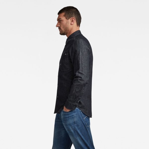 Ανδρικό Πουκάμισο G-Star RAW Zip Pocket Slim Shirt | Αυθεντικό