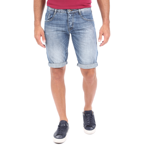EDWARD JEANS - Ανδρική jean βερμούδα EDWARD JEANS CORWIN μπλε EDWARD JEANS - Ανδρική jean βερμούδα EDWARD JEANS CORWIN μπλε