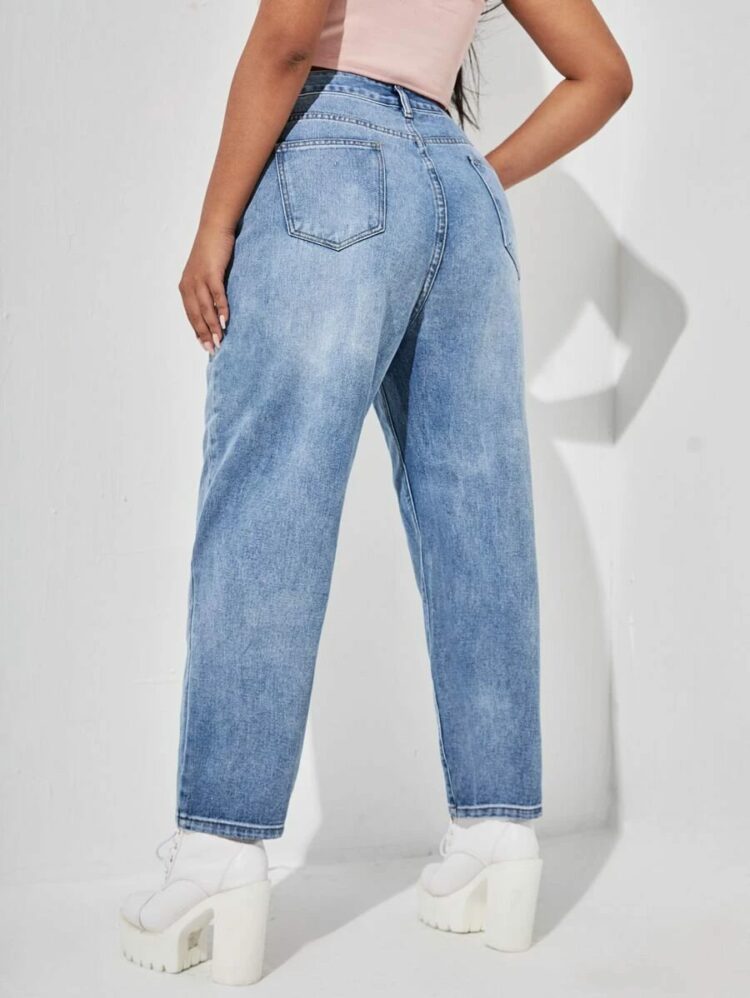 Όμορφο mom fit τζιν