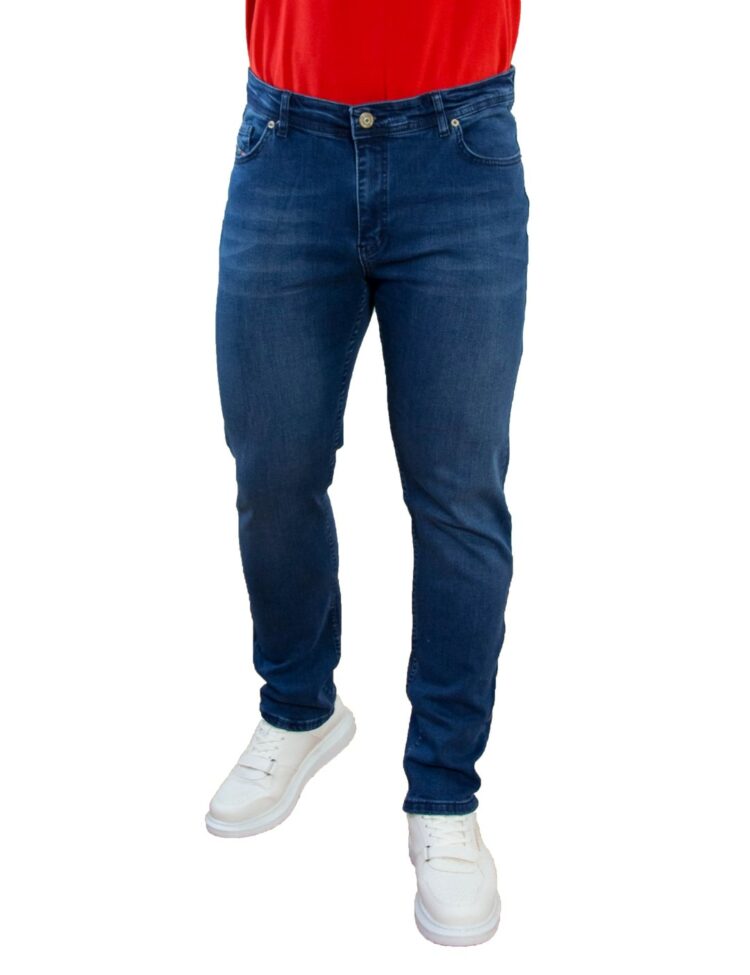 Ανδρικό μπλε τζιν παντελόνι 1