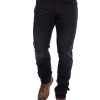 Ανδρικό μαύρο τζιν παντελόνι Denim