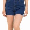 Γυναικείο Blue Jean Vintage σορτς ψηλόμεσο ελαστικό